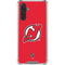 NHL New Jersey Devils Solid Background Galaxy A17 Clear Case