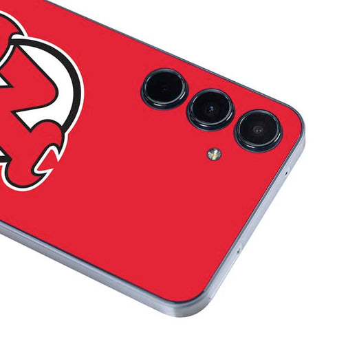 NHL New Jersey Devils Solid Background Galaxy A35 5G Skin