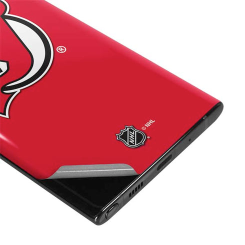 NHL New Jersey Devils Solid Background Galaxy Note 10 Plus Skin