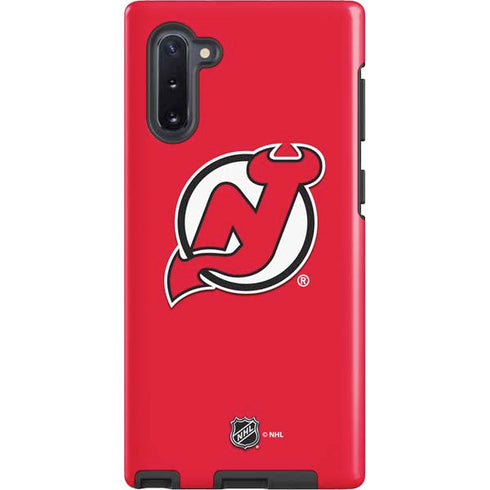 NHL New Jersey Devils Solid Background Galaxy Cases
