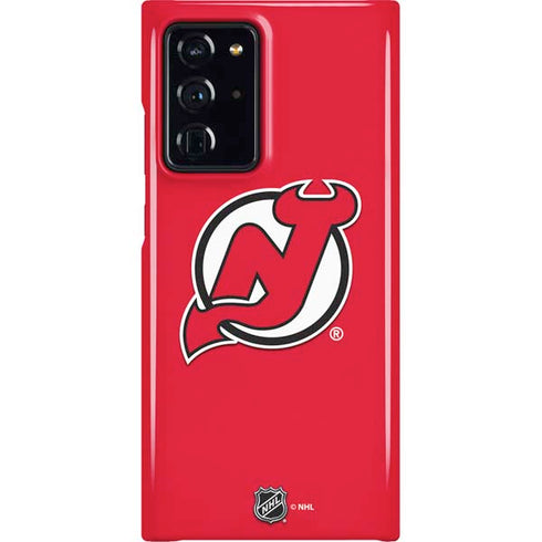 NHL New Jersey Devils Solid Background Galaxy Cases
