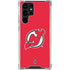 NHL New Jersey Devils Solid Background Galaxy S23 Ultra Clear Case