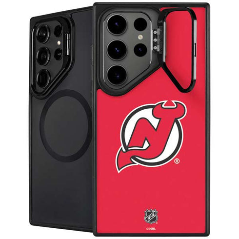 NHL New Jersey Devils Solid Background Galaxy Cases