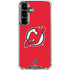 NHL New Jersey Devils Solid Background Galaxy S26 Clear Case