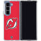 NHL New Jersey Devils Solid Background Galaxy Z Fold5 5G Clear Case