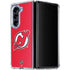 NHL New Jersey Devils Solid Background Galaxy Z Fold5 5G Clear Case