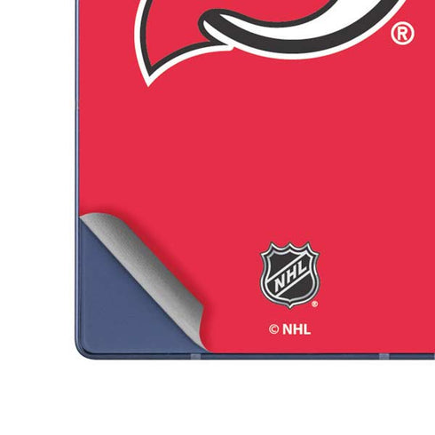 NHL New Jersey Devils Solid Background Galaxy Z Fold6 Skin