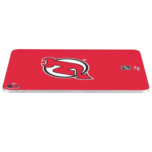 NHL New Jersey Devils Solid Background iPad Pro 13in M4 (2024) Skin