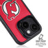 NHL New Jersey Devils Solid Background iPhone 14 Kickstand Case