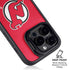 NHL New Jersey Devils Solid Background iPhone 14 Pro Max Kickstand Case