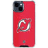 NHL New Jersey Devils Solid Background iPhone 15 Clear Case