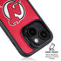 NHL New Jersey Devils Solid Background iPhone 15 Kickstand Case