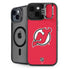 NHL New Jersey Devils Solid Background iPhone 15 Plus Kickstand Case