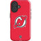 NHL New Jersey Devils Solid Background iPhone 16 Plus Impact Case