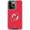 NHL New Jersey Devils Solid Background iPhone 16 Pro Clear Case
