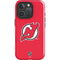 NHL New Jersey Devils Solid Background iPhone 16 Pro Impact Case