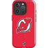 NHL New Jersey Devils Solid Background iPhone 16 Pro Magsafe Impact Case