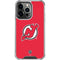 NHL New Jersey Devils Solid Background iPhone 16 Pro Max Clear Case