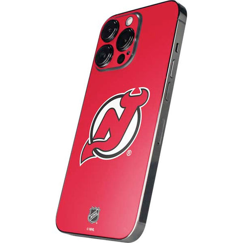 NHL New Jersey Devils Solid Background iPhone 16 Pro Skin