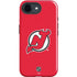 NHL New Jersey Devils Solid Background iPhone 16e Impact Case