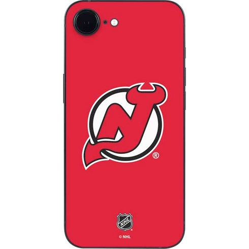 NHL New Jersey Devils Solid Background iPhone 16e Skin