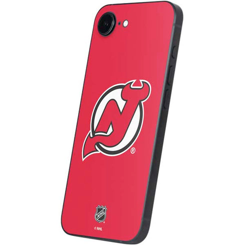 NHL New Jersey Devils Solid Background iPhone 16e Skin