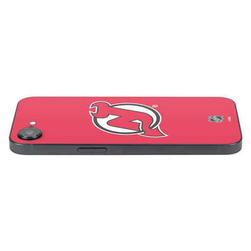 NHL New Jersey Devils Solid Background iPhone 16e Skin