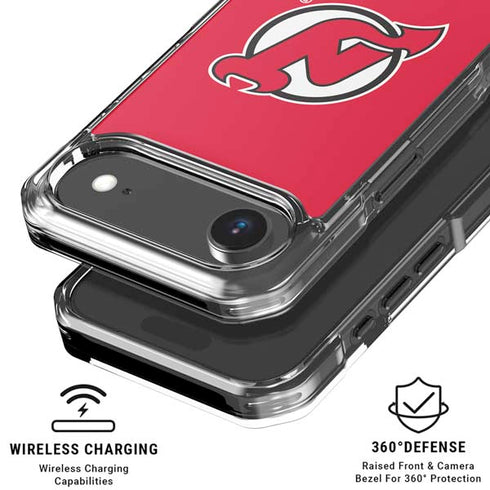NHL New Jersey Devils Solid Background iPhone 17 Air MagSafe Case