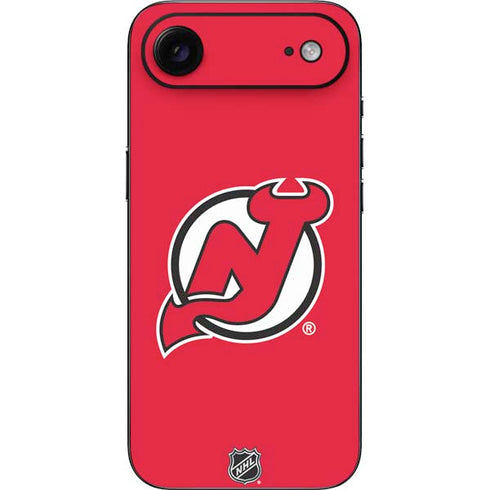 NHL New Jersey Devils Solid Background iPhone 17 Air Skin