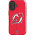 NHL New Jersey Devils Solid Background iPhone 17 Magsafe Impact Case