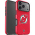 NHL New Jersey Devils Solid Background iPhone 17 Pro Impact Case