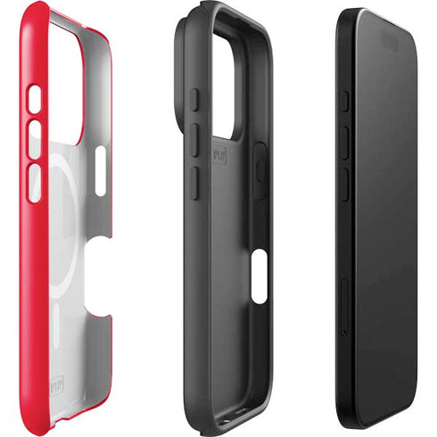 NHL New Jersey Devils Solid Background iPhone 17 Pro Magsafe Impact Case