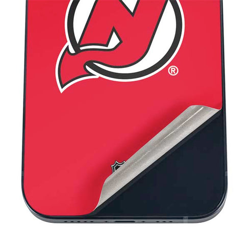 NHL New Jersey Devils Solid Background iPhone 17 Pro Skin