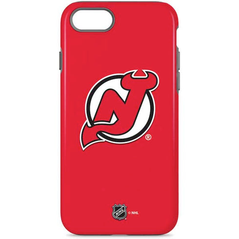 NHL New Jersey Devils Solid Background iPhone Cases