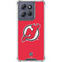 NHL New Jersey Devils Solid Background Moto G 5G (2025) Clear Case