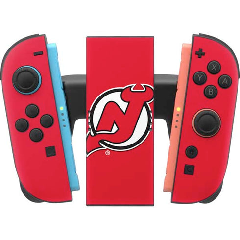 NHL New Jersey Devils Solid Background Nintendo Switch 2 (2025) Joy-Con Controller Skin