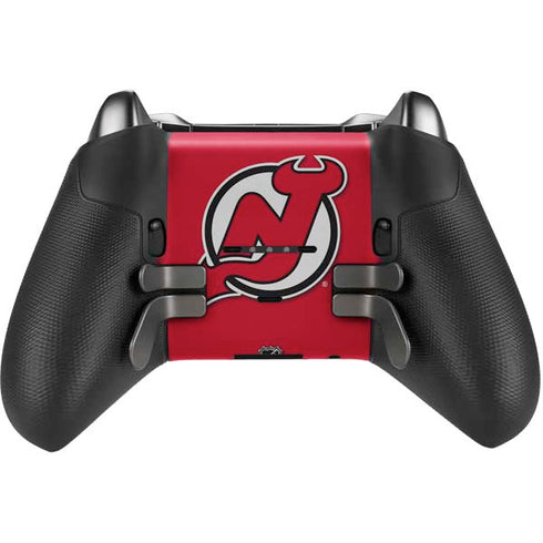 NHL New Jersey Devils Solid Background Xbox Elite Wireless Controller Series 2 Skin