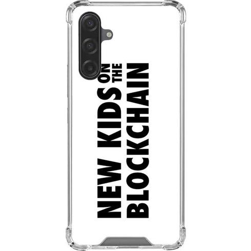 New Kids On The Blockchain Galaxy A17 Clear Case