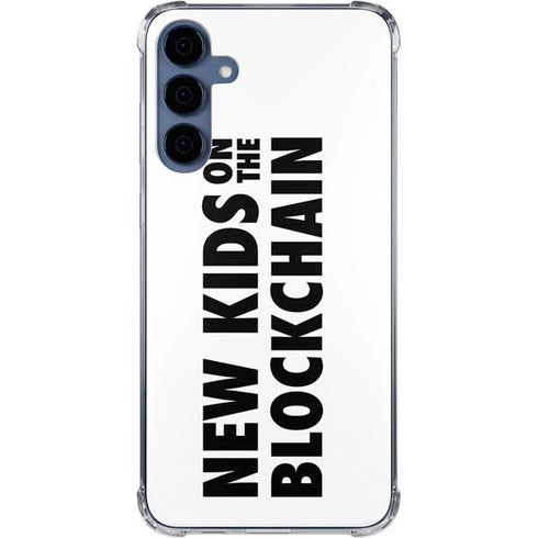 New Kids On The Blockchain Galaxy A35 5G Clear Case