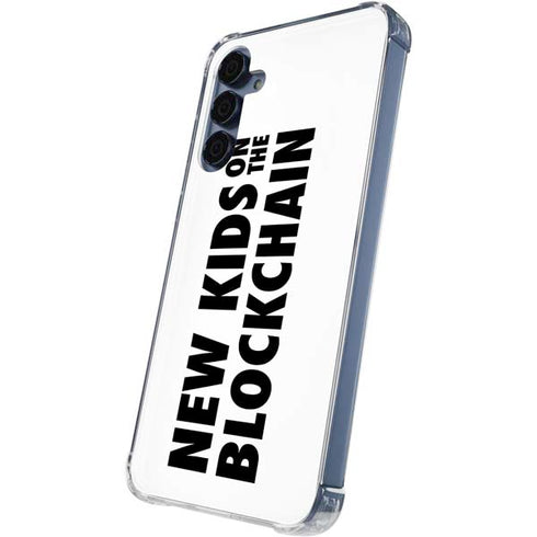 New Kids On The Blockchain Galaxy A35 5G Clear Case