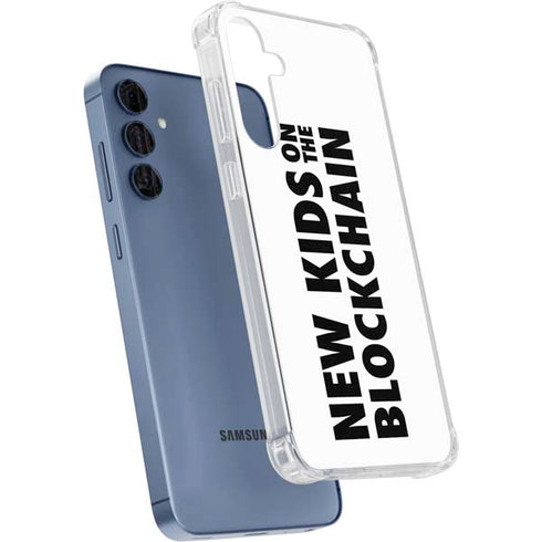 New Kids On The Blockchain Galaxy A55 5G Clear Case