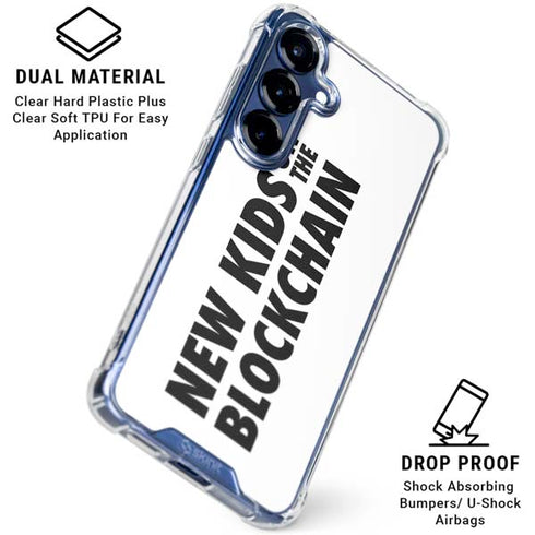 New Kids On The Blockchain Galaxy S25 Clear Case