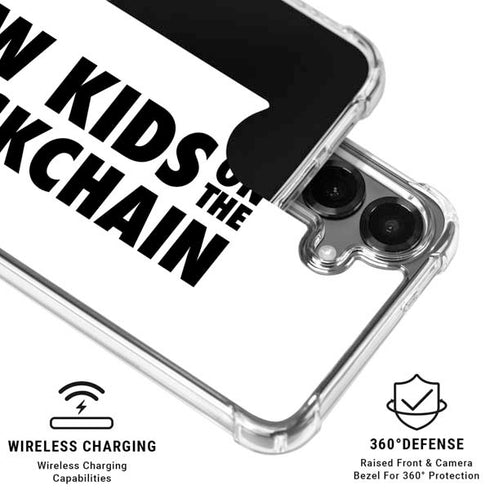 New Kids On The Blockchain Galaxy S26 Clear Case