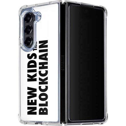 New Kids On The Blockchain Galaxy Z Fold5 5G Clear Case