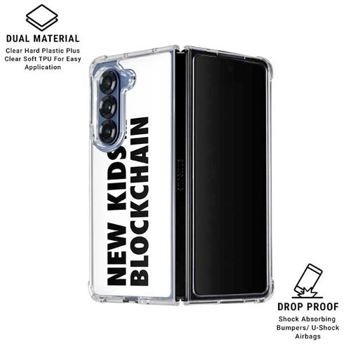 New Kids On The Blockchain Galaxy Z Fold6 Clear Case