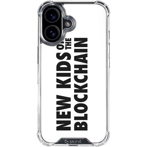 New Kids On The Blockchain iPhone 16 Plus Clear Case