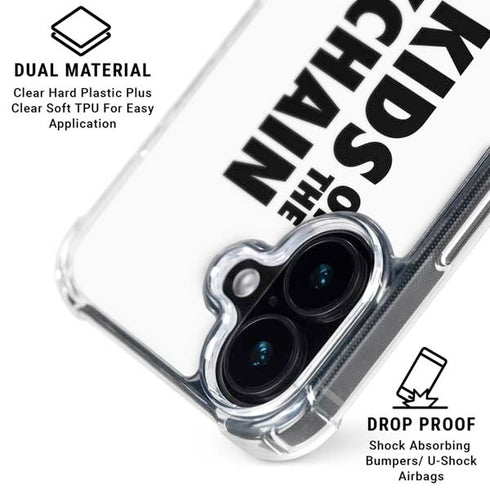 New Kids On The Blockchain iPhone 16 Plus Clear Case