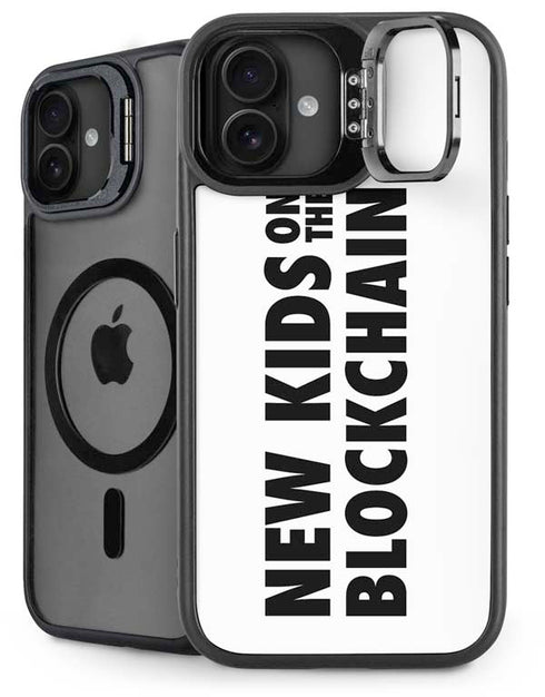 New Kids On The Blockchain iPhone 16 Plus Kickstand Case