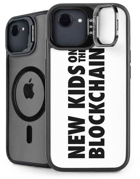 New Kids On The Blockchain iPhone 16e Kickstand Case