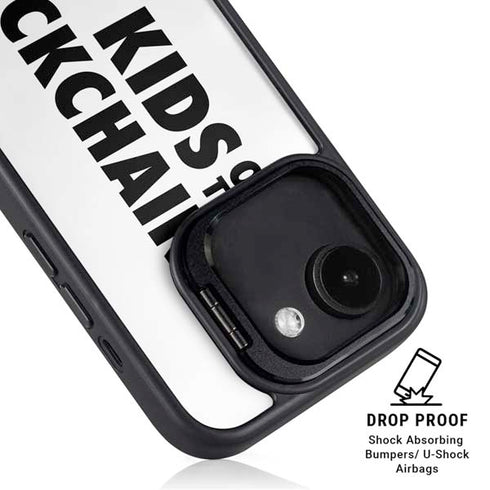New Kids On The Blockchain iPhone 16e Kickstand Case